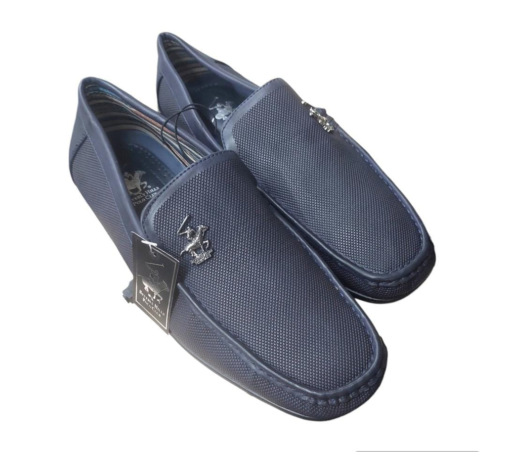 MENS BERERLY HILLS POLO CLUB BLUE DRIVING SHOE Beverly Hills Polo Club Driving Loafers Mens 9 Blue Divot  main image 4