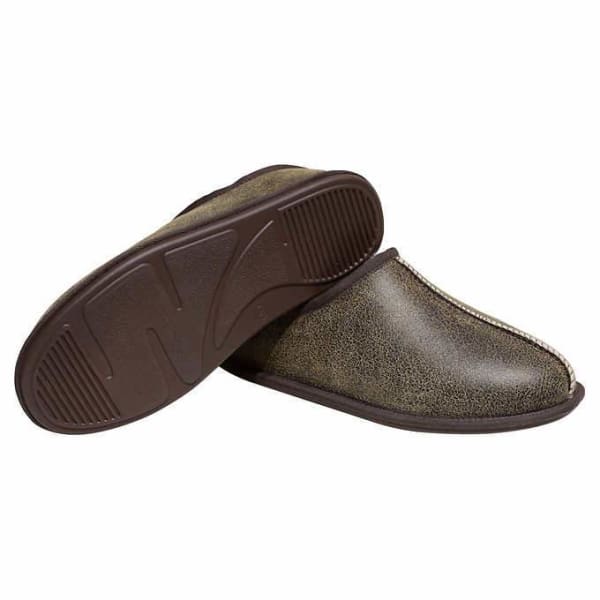 Kirkland signature men's shearling best sale clog slipper