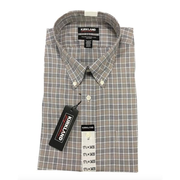 Kirkland Signature Men's traditional fit non-iron Dress Shirt 200 Brands Kirkland Signature Men's traditional fit non-iron Dress Shirt 200 Brands