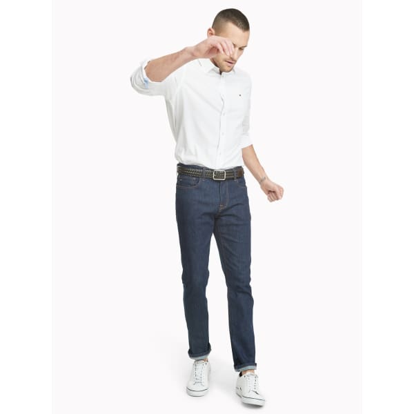 TOMMY HILFIGER CUSTOM FIT ESSENTIAL STRETCH SHIRT Bright White TOMMY HILFIGER CUSTOM FIT ESSENTIAL STRETCH SHIRT Bright White