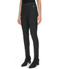 Calvin Klein Women Pinstripe Ponte Slim Fit Pull On Pant-Black/White