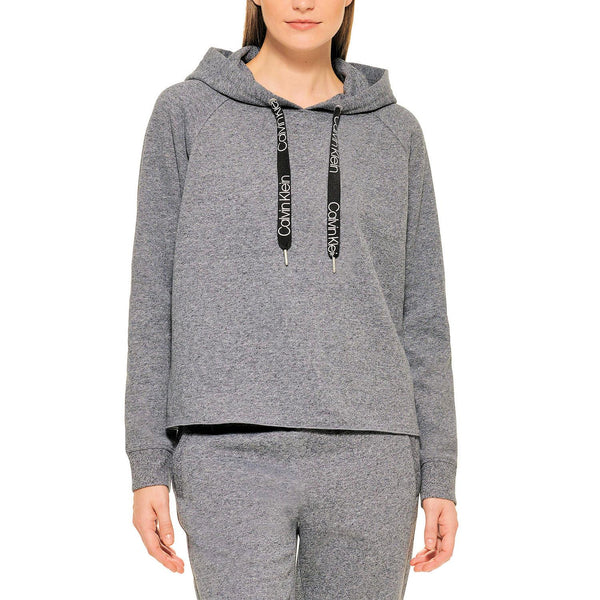 Calvin Klein Women's Cozy Relaxed Fit Fleece Logo Hoodie