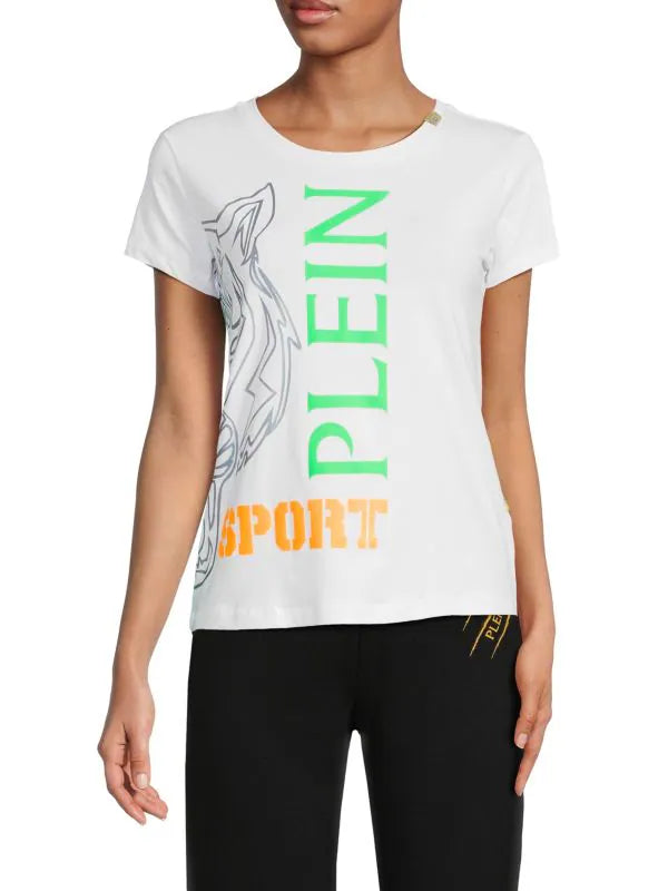 PLEIN SPORT Crewneck Graphic Tee