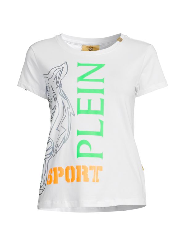 PLEIN SPORT Crewneck Graphic Tee