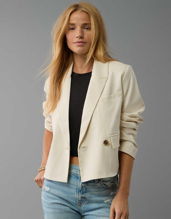 american eagle Cropped Blazer women