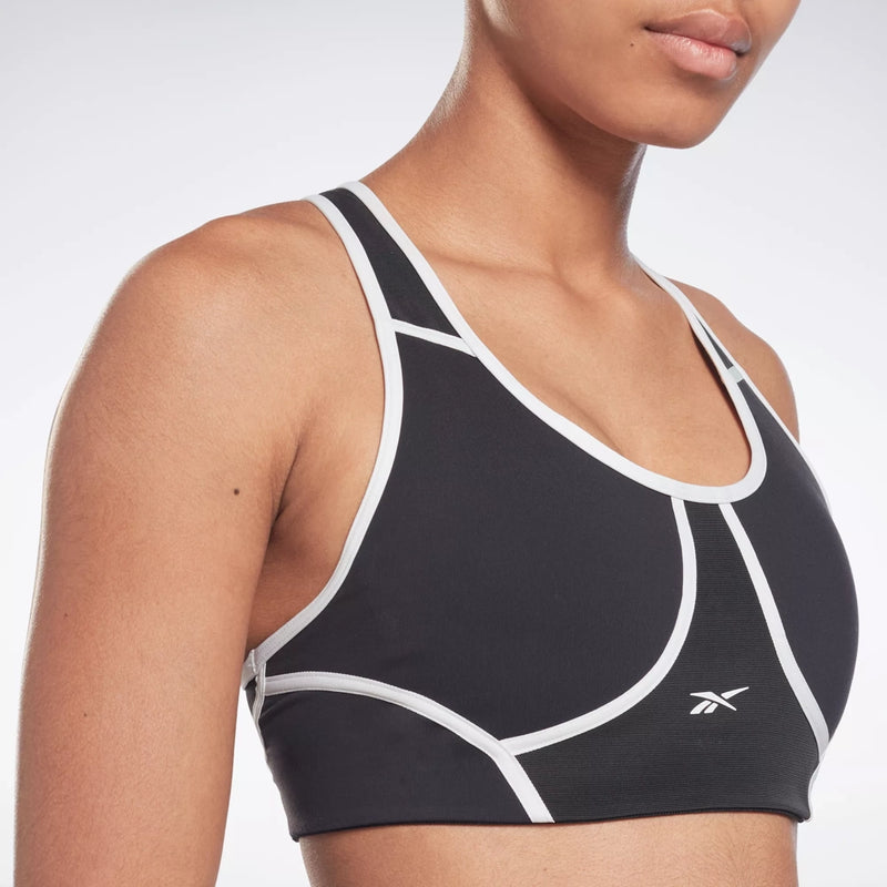 REEBOK Lux Racer Padded Colorblocked Bra