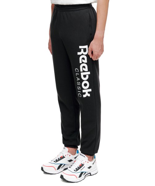 Reebok Men Sweatpants Fleece-Black