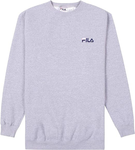 Fila Big and Tall Sweatshirts for Men – Fleece Oversized Crewneck Sweatshirts