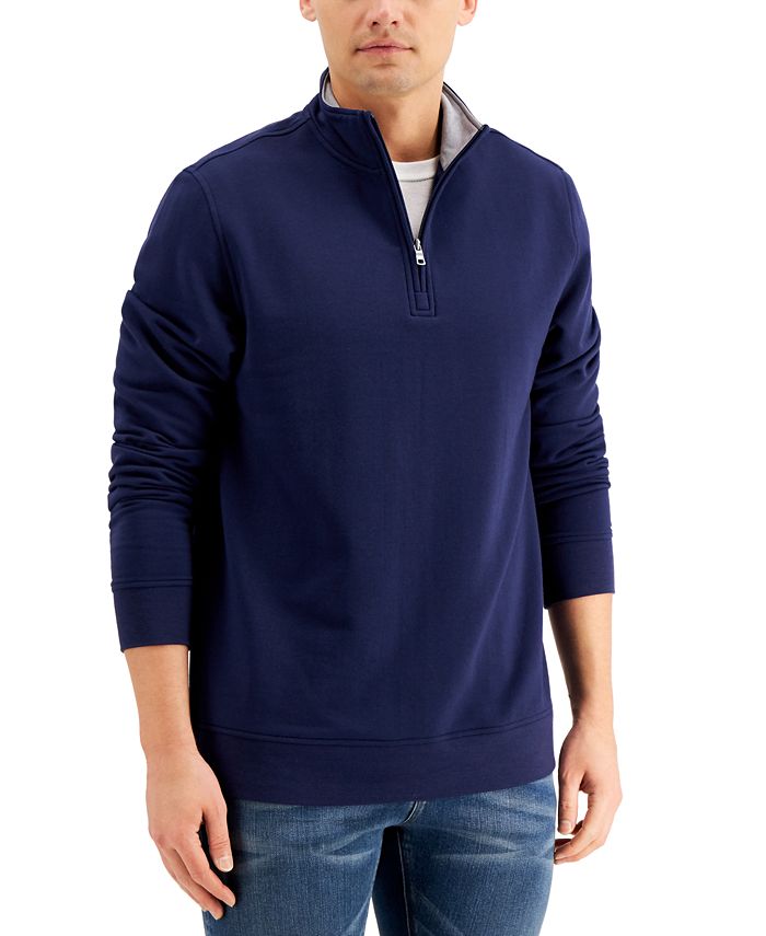 IZOD Men Quarter Zip Sweatshirt