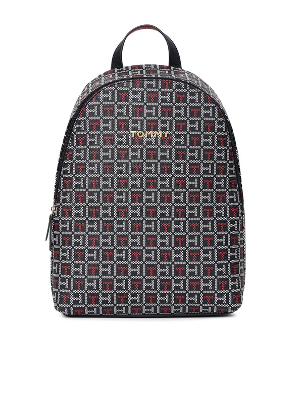 Tommy Hilfiger red*navy Leather Backpack