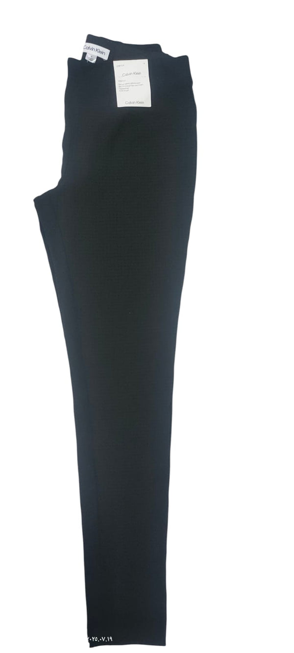 Calvin Klein Stretch Women Pants Ankle Length-Black