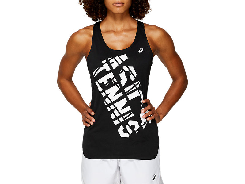 ASICS WOMENS PRACTICE GRAPHIC TANK