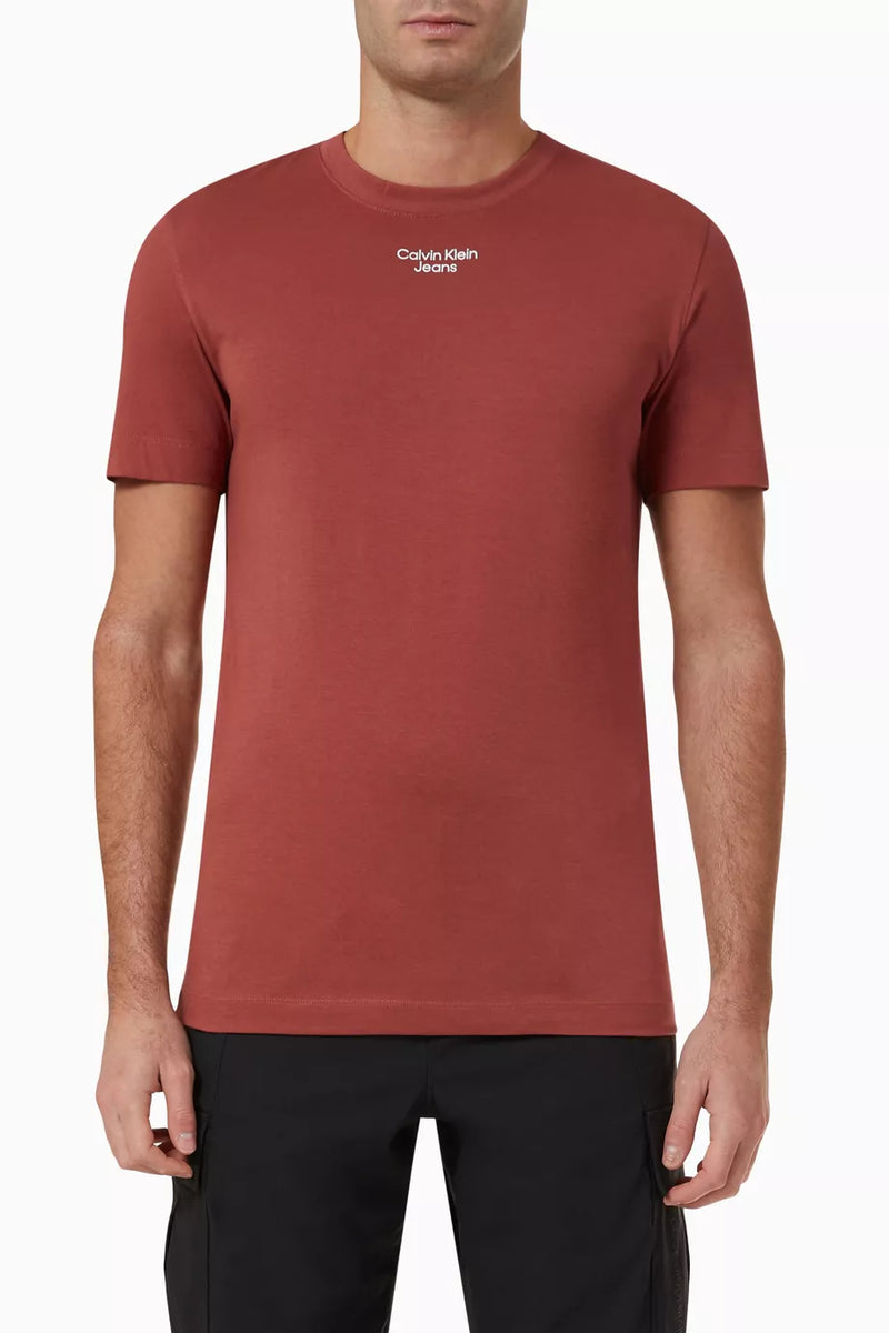 CALVIN KLEIN JEANSOUT Slim Fit T-shirt in Organic Cotton Jersey MEN