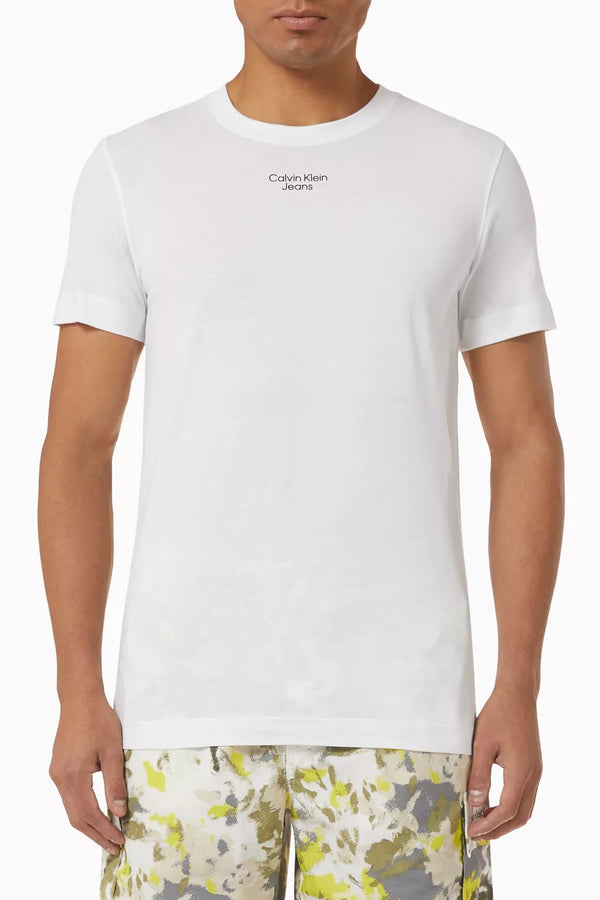 CALVIN KLEIN JEANSOUT Slim Fit T-shirt in Organic Cotton Jersey MEN