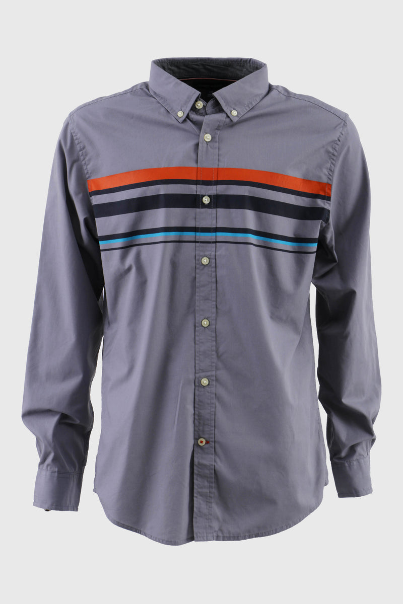 TOMMY HILFIGER  Men Regular Fit Striped Spread Collar Casual Shirt