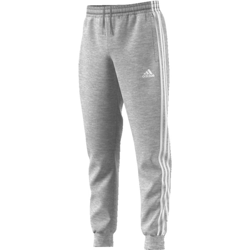 Adidas  3 Stripe Fleece Jogger Pants Sport Athletic, Black
