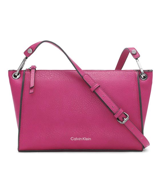 Calvin Klein | Raspberry Radiance Garnet Top Zip Crossbody Bag