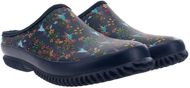 Western Chief Women's Waterproof Slip-On Garden Clog Hummingbird