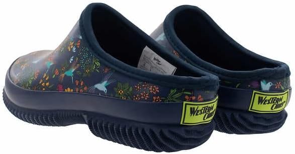 Western Chief Women's Waterproof Slip-On Garden Clog Hummingbird