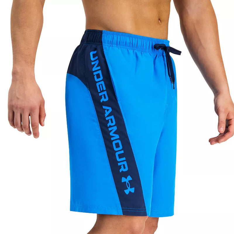 Under Armour mens UA ANGLED BLOCK SHORT Swim Trunks