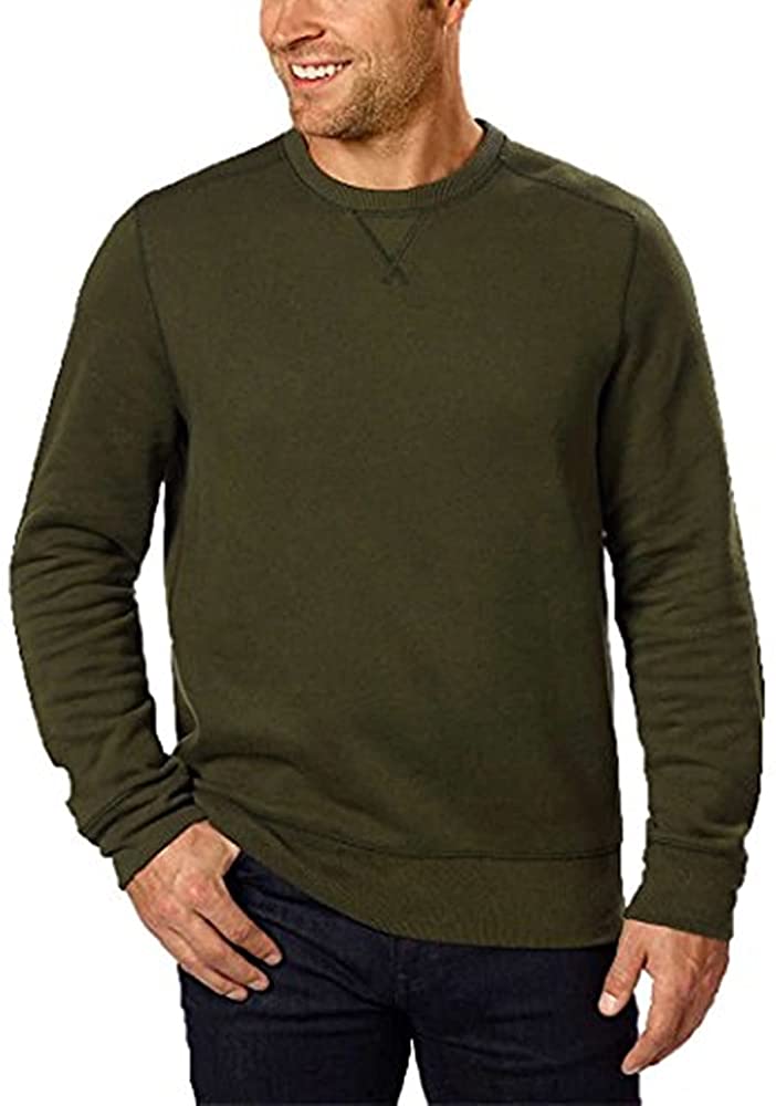 G.H. Bass & Co. Men's Sweatshirt Crew-Olive