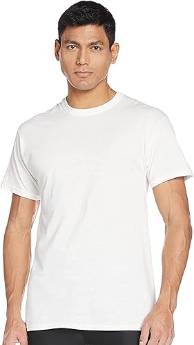 Hanes ComfortSoft Men Crew neck Undershirt-White