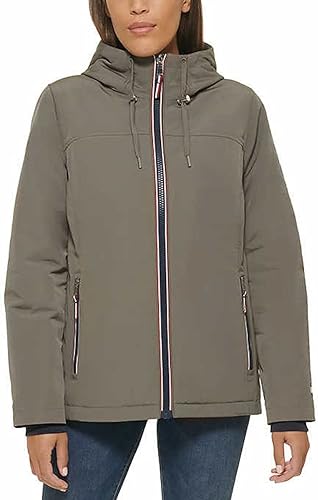 Tommy Hilfiger Women's Knit Storm Cuffs Softshell Jackets