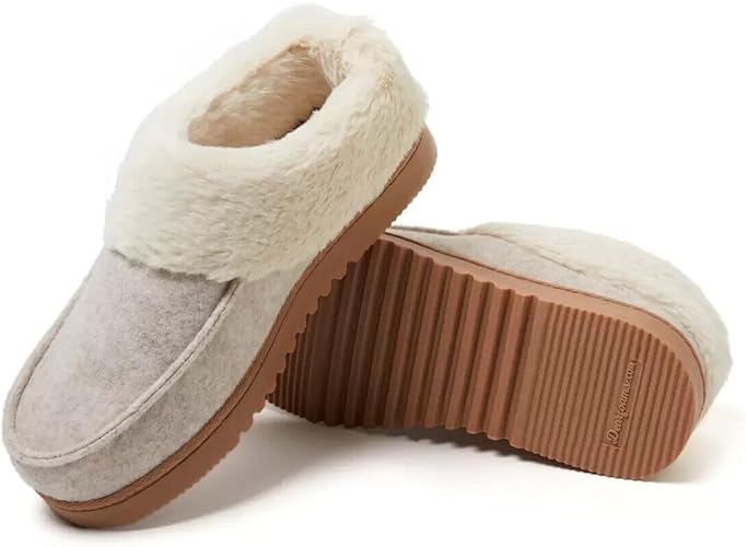 Dearfoams Women's Memory Foam Insole Slippers