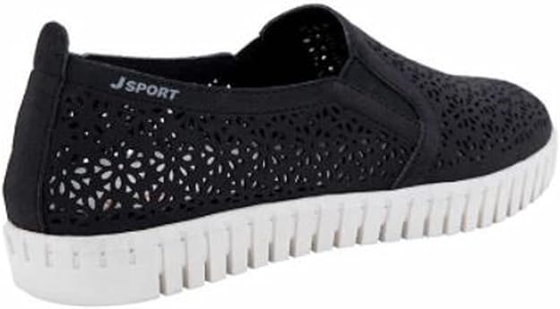 J Sport Women's Floral Slip On-Black