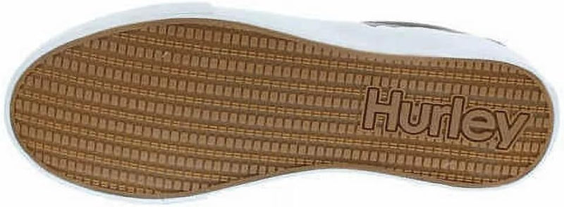Hurley Men's Canvas Slip-on Shoe Ships Without Box-Gray