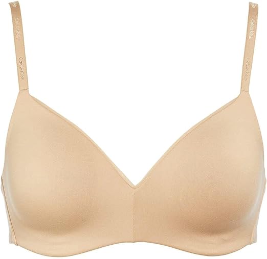 Calvin Klein Ladies' Lightly Lined Wirefree Bra, 2-pack BARE
