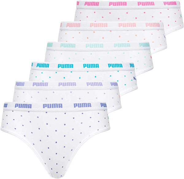 Puma | Girl's Underwear | 6 Pack | Stars