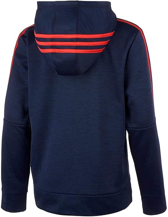 adidas Navy Blue Fleece Lined Hoodie Sweatshirt