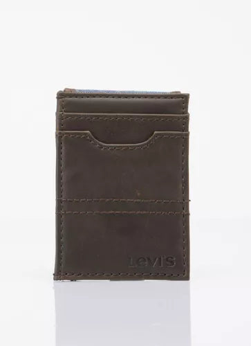 Levi's Men Front Pocket Wallet, Brown 31LV160016
