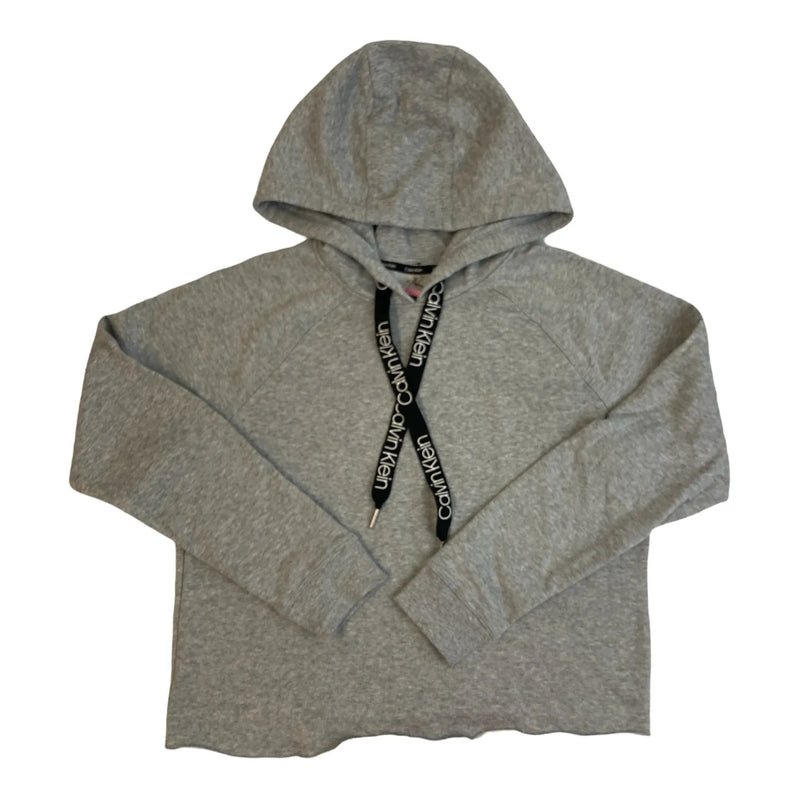 Calvin Klein Women's Cozy Relaxed Fit Fleece Logo Hoodie