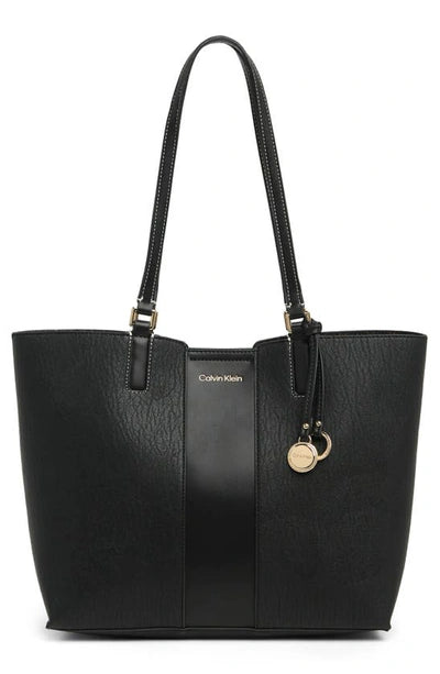 Calvin Klein Bubble Lamb Mini Tote Black/Gold One Size