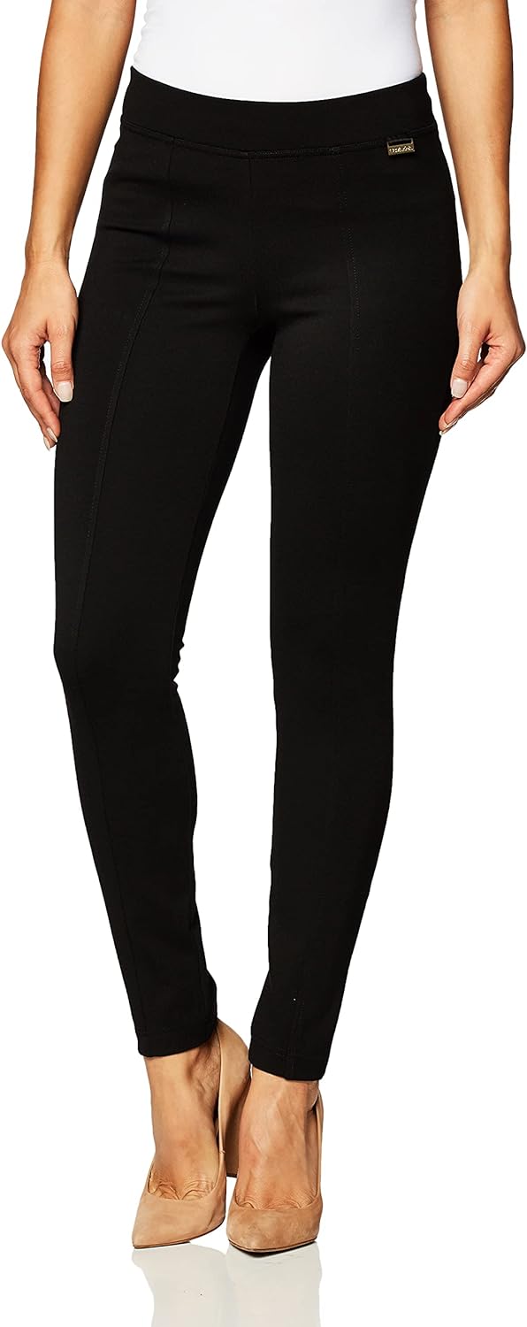 Calvin Klein Slim Straight Pull-On Ponte Pants Women