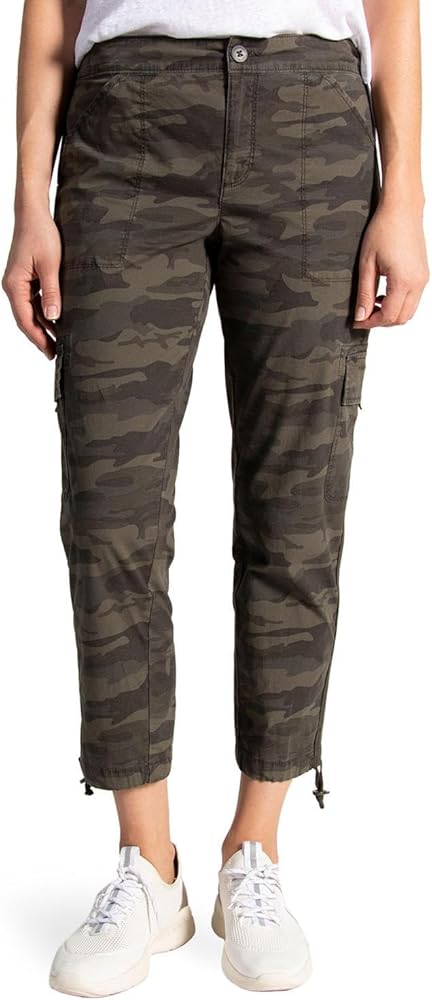 Social Standard by Sanctuary Cropped Cargo Pants WOMEN CAMO