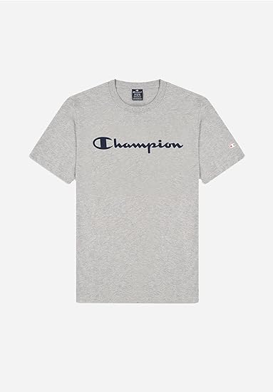 Champion Men's American Classics Crew Neck Logo T-Shirt