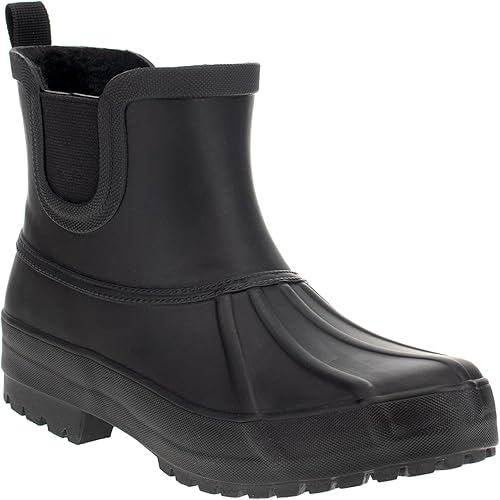 Chooka Women's Boot Waterproof Duck Chelsea Lined Rain