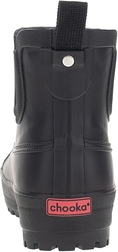Chooka Women's Boot Waterproof Duck Chelsea Lined Rain