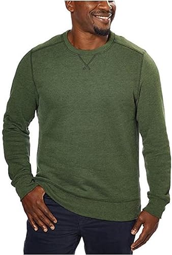 G.H. Bass & Co. Men's Sweatshirt Crew-Olive