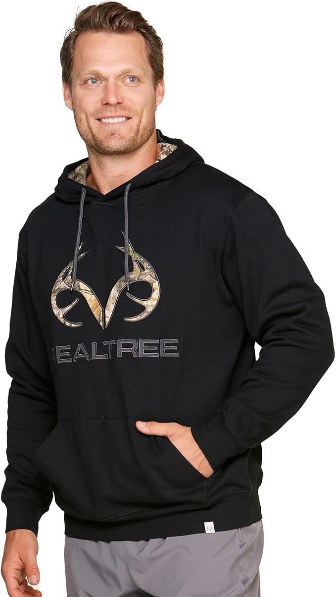 Realtree Men’s Hooded Sweatshirt - Forest Night