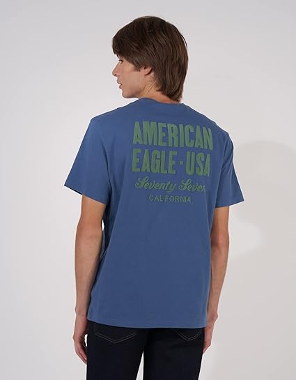 American Eagle Men U-0185-2303-615 Super Soft Graphic T-Shirt