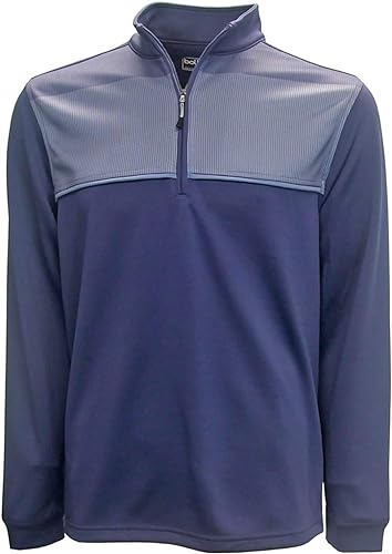 Bolle Men's Moisture Wicking Performance 1/4 Zip Pullover, Crown