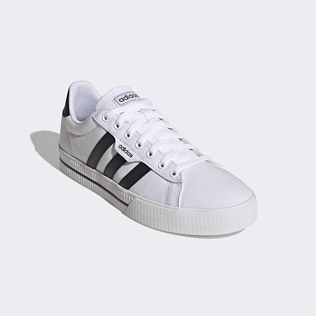 Adidas Athletic Sneaker Shoes White Black Mens