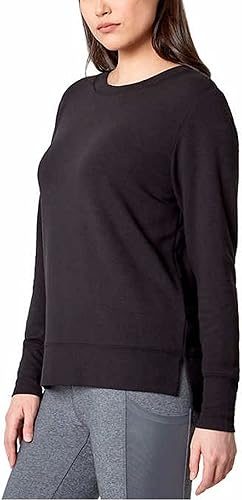 Mondetta Ladies' Lightweight Crewneck Brushed Tunic Sweatshirt