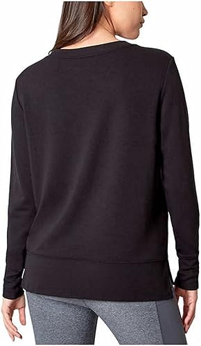 Mondetta Ladies' Lightweight Crewneck Brushed Tunic Sweatshirt