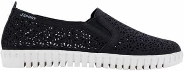 J Sport Women's Floral Slip On-Black