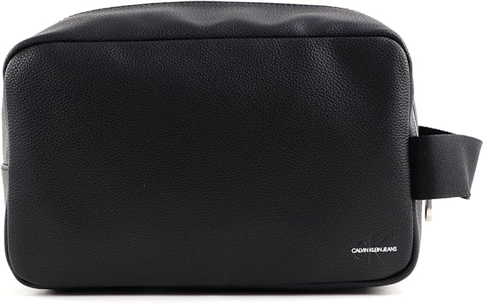 Calvin Klein Men's Micro Pebble Washbag Other Slg Os-Black